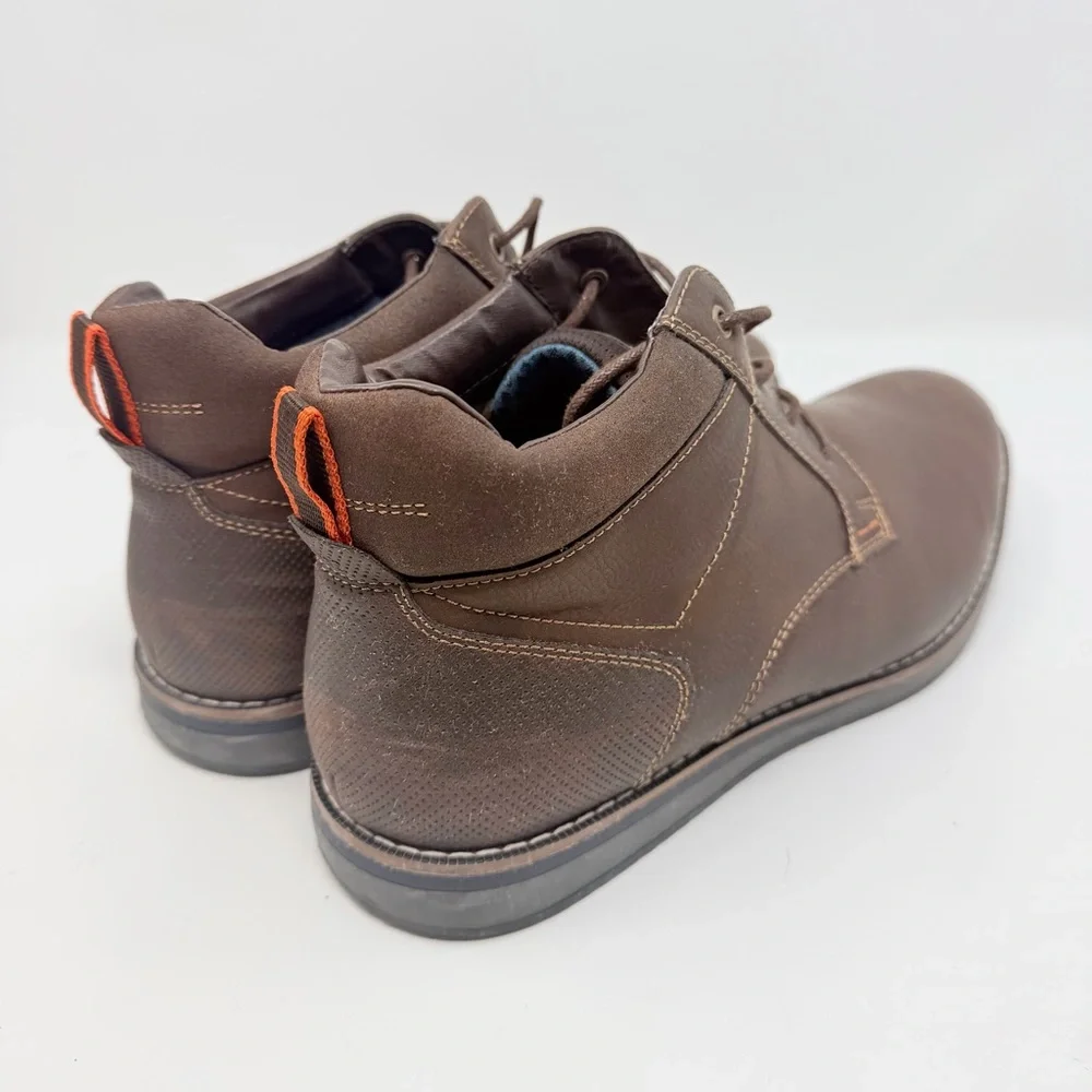 Nunn Bush - All Manmade - Size 11 Men's Brown Ankle Boots